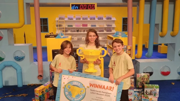 Drie Boxtelse kinderen winnen NK Lego Bouwen