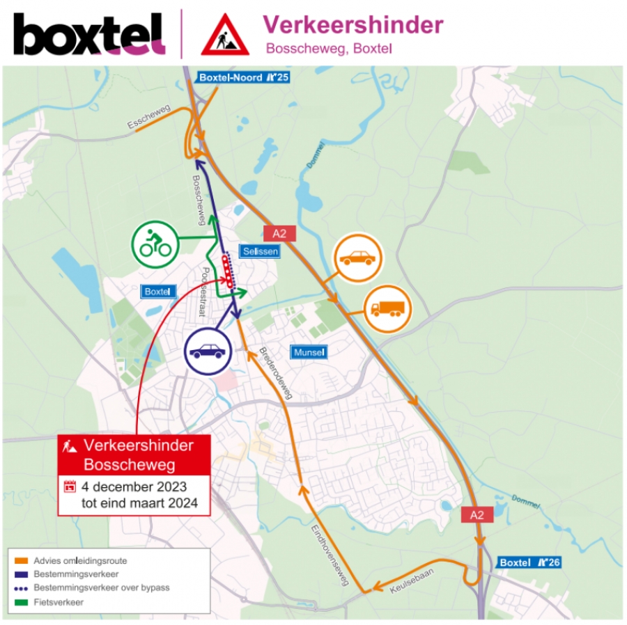 WERKZAAMHEDEN RECONSTRUCTIE BOSSCHEWEG