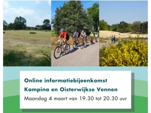 Online informatiebijeenkomst Kampina en Oisterwijkse vennen